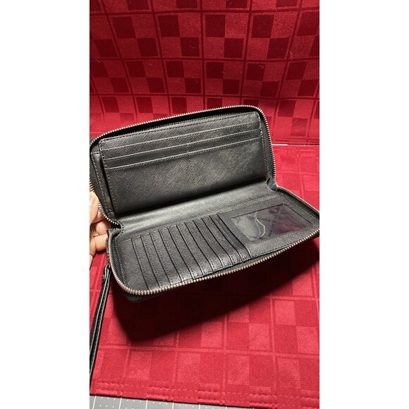 MICHAEL KORS Large Continental Wristlet Wallet Women's Wallet - Black - Picture 5 of 12